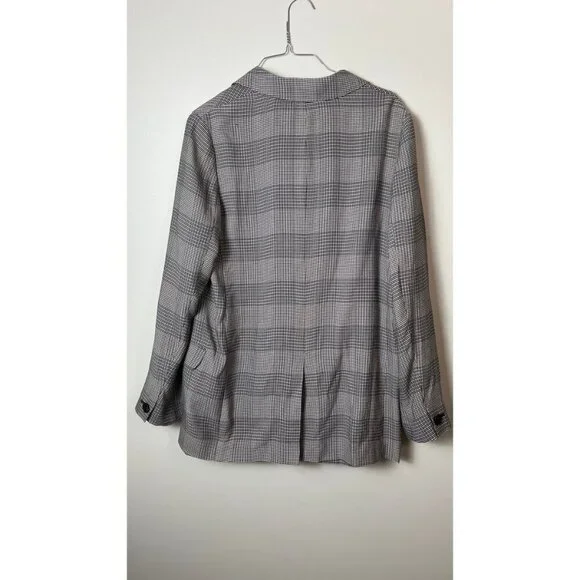 ALL SAINTS DOUBLE BREASTED OVERSIZED FIT BLAZER JACKET 4 - Picture 10 of 14